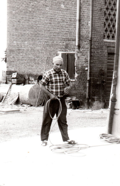 In cascina con la cesta