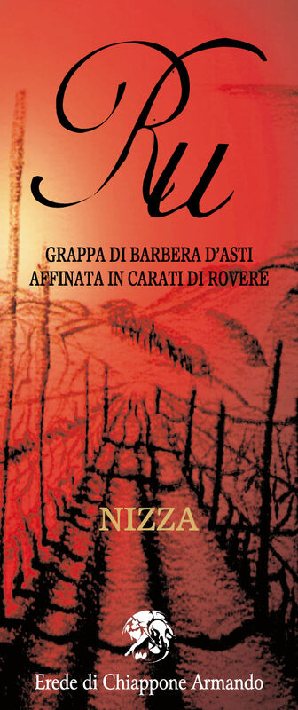 Etichetta Grappa di Barbera